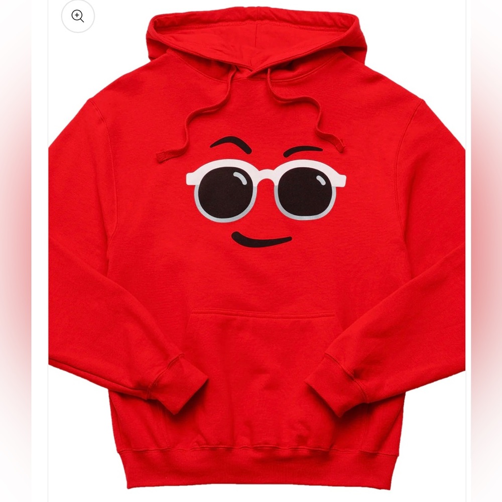 JudgeyFace Hoodie - Red - XS, S, M, L - NWT